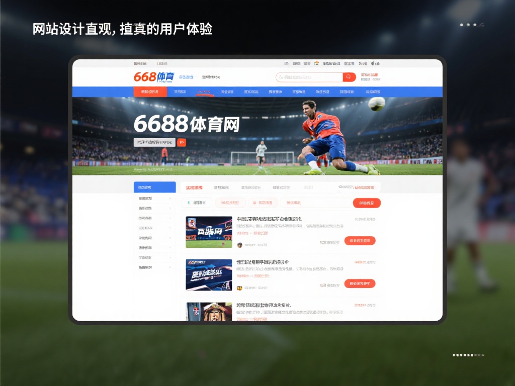 网站的设计直接影响用户体验。6688体育网站采用的