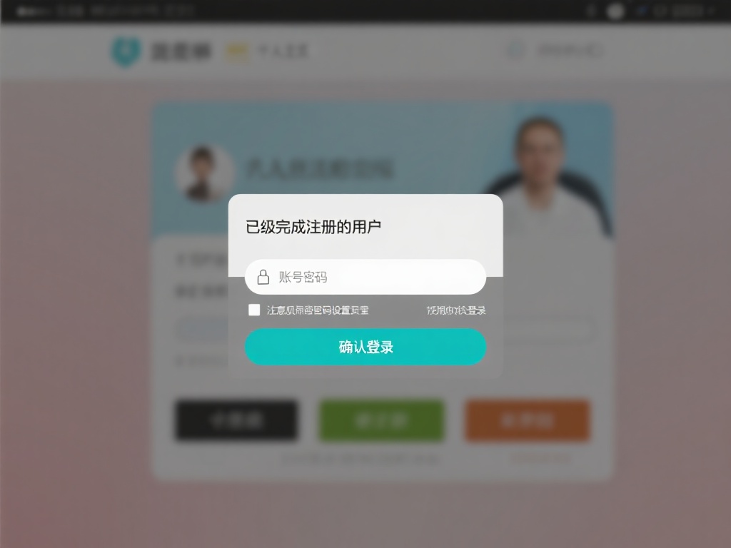 3.&nbsp;登录操作
已经完成注册的用户，进入主页后确